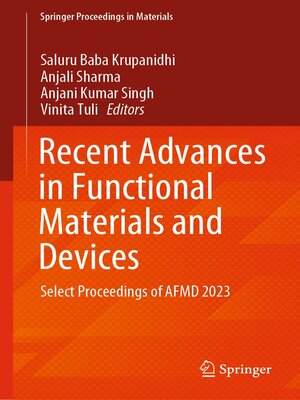 cover image of Recent Advances in Functional Materials and Devices